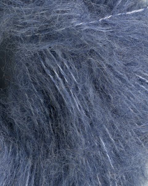 6555 Jeansbl&aring; - Rauma Garn, Alpakka Lin