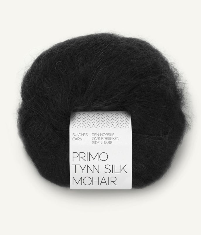 1099 Black - Sandnes Garn, Primo Tynn Silk Mohair