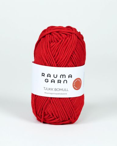 Hovedbilde 314 R&oslash;d - Rauma Garn, Tjukk Bomull