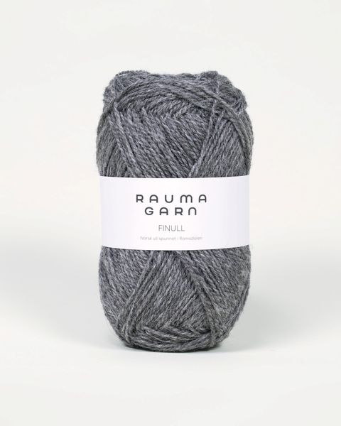 405 M&oslash;rk Gr&aring; - Rauma Garn, Finull Pt2
