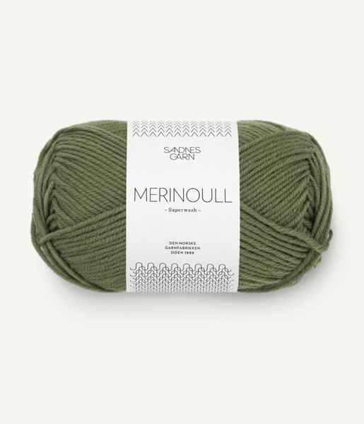 9062 Olive Green - Sandnes Garn, Merinoull