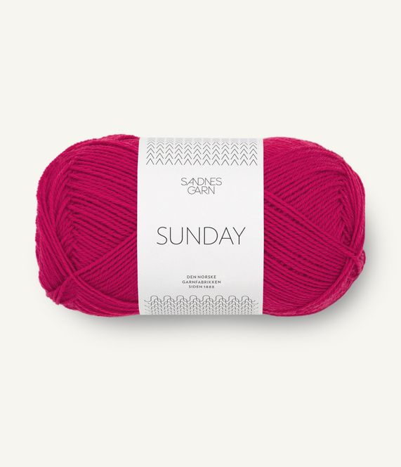 Hovedbilde 4600 Jazzy Pink - Sandnes Garn, Sunday