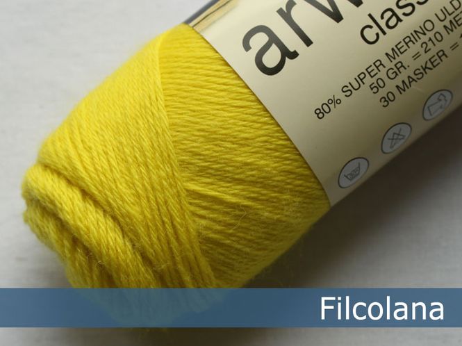 Hovedbilde Electric Yellow 251 - Filcolana, Arwetta