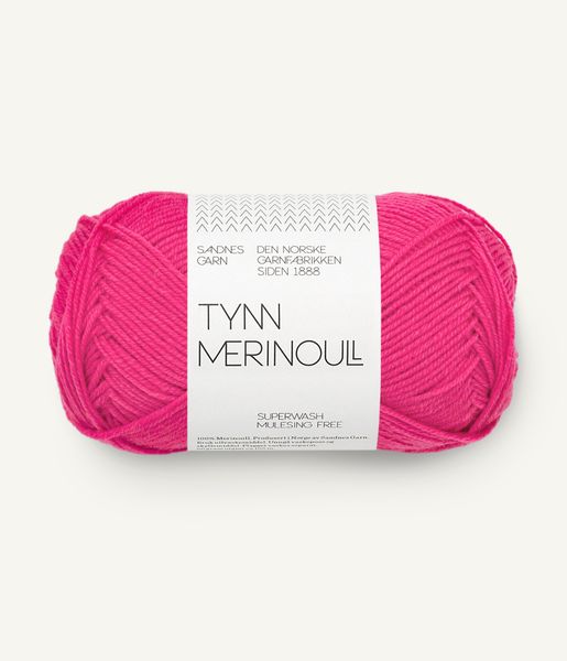 4518 Hot Pink - Sandnes Garn, Tynn Merinoull