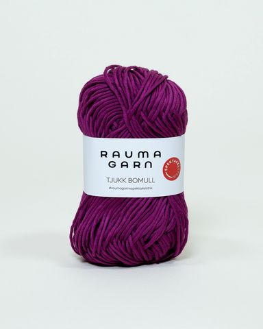 Hovedbilde 354 Kl&oslash;verlilla - Rauma Garn, Tjukk Bomull