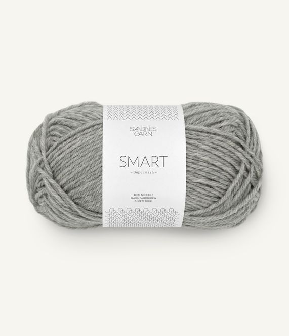 Hovedbilde 1042 Grey Melange - Sandnes Garn, Smart