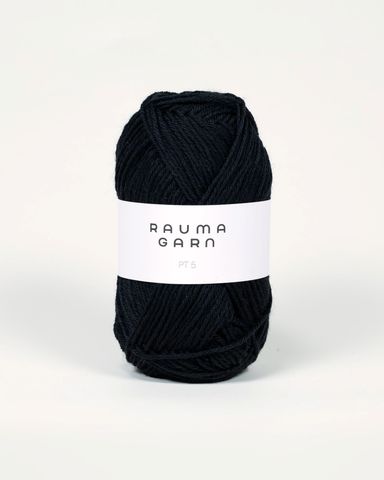 Hovedbilde 512 Sort - Rauma Garn, PT5 Sport