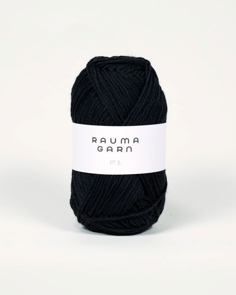 512 Sort - Rauma Garn, PT5 Sport