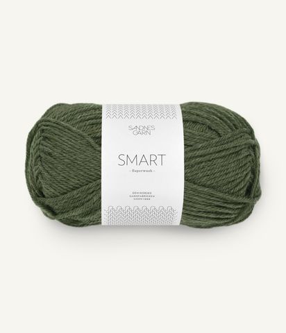 Hovedbilde 9572 Moss Green Melange - Sandnes Garn, Smart