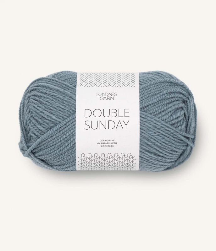 6051 Linen Blue - Sandnes Garn, Double Sunday
