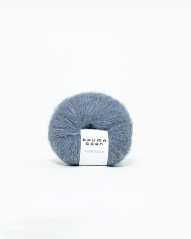 Hovedbilde 1340 Gr&aring;bl&aring; - Rauma Garn, Alpaca Silk