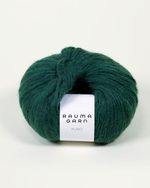 6742 M&oslash;rk Gr&oslash;nn - Rauma Garn, Puno