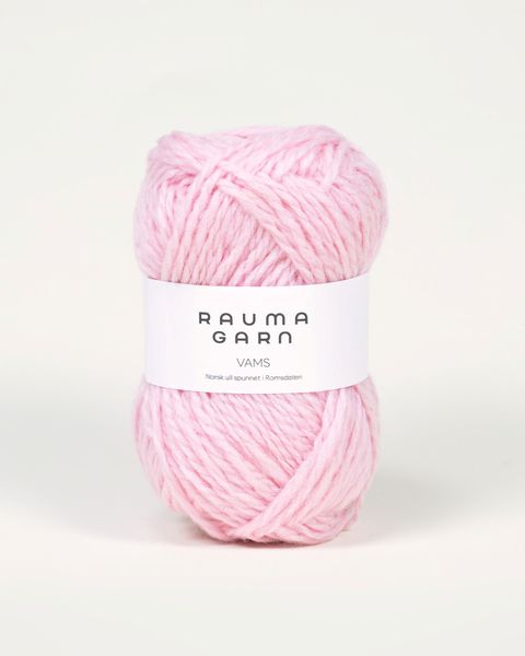 V66 Lys Rosa - Rauma Garn, Vams Pt3