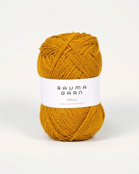 4076 m&oslash;rk sennepsgul - Rauma Garn, Finull Pt2