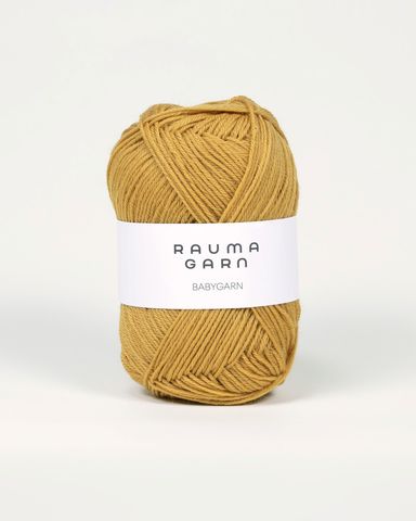 Hovedbilde B150 Sennepsgul - Rauma Garn, Babygarn