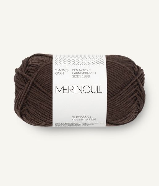 3081 Dark Brown - Sandnes Garn, Merinoull