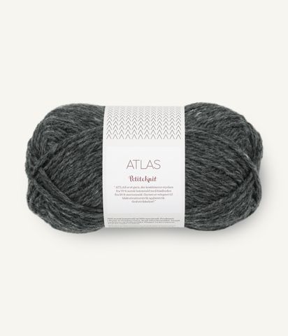 Hovedbilde 1070 Charcoal Melange - Sandnes Garn, Atlas ...