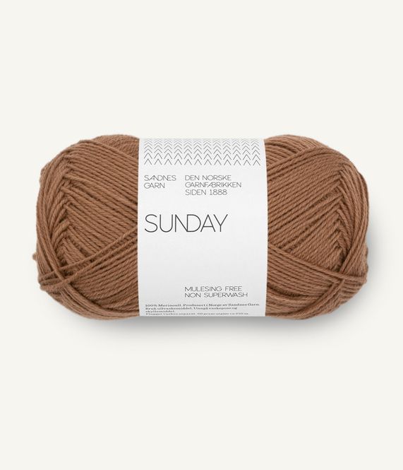 Hovedbilde 3052 Pecan Brown - Sandnes Garn, Sunday