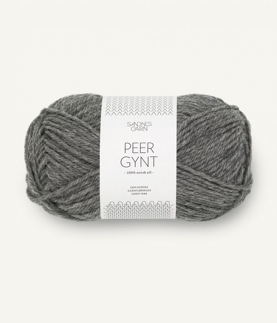 Hovedbilde 1053 Dark Grey Melange - Sandnes Garn, Peer Gynt