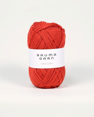 Hovedbilde B157 Korall - Rauma Garn, Babygarn