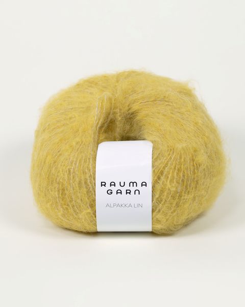 6561 Gul - Rauma Garn, Alpakka Lin