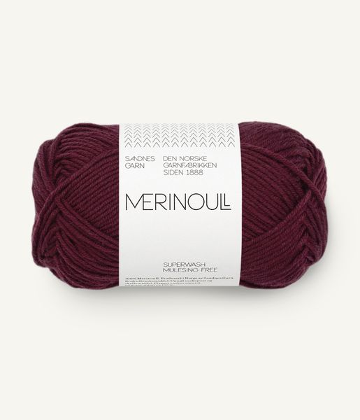 4372 Burgundy - Sandnes Garn, Merinoull