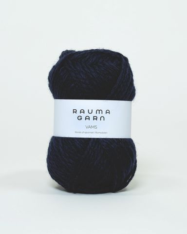 Hovedbilde 09 Marinebl&aring; - Rauma Garn, Vams Pt3