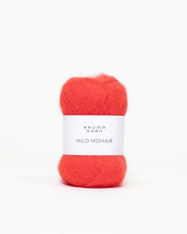 Hovedbilde 42 Skarp R&oslash;d - Rauma Garn, Mild Mohair
