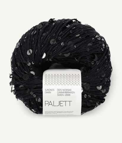 Hovedbilde 1090 Black Tie Twinkle - Sandnes Garn, Paljett