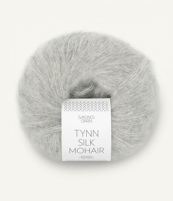 Hovedbilde 1022 Light Grey Melange - Sandnes Garn, Tynn Silk ...