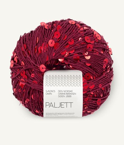 Hovedbilde 4370 Berry Glow - Sandnes Garn, Paljett