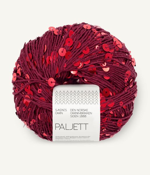 4370 Berry Glow - Sandnes Garn, Paljett